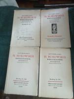 H. Bukowskis konsthandel Katalog Nr 297, Nr 313, Katalog 340 samt Katalog Nr 345. Utgivna 1934, 1938, 1948 samt 1950